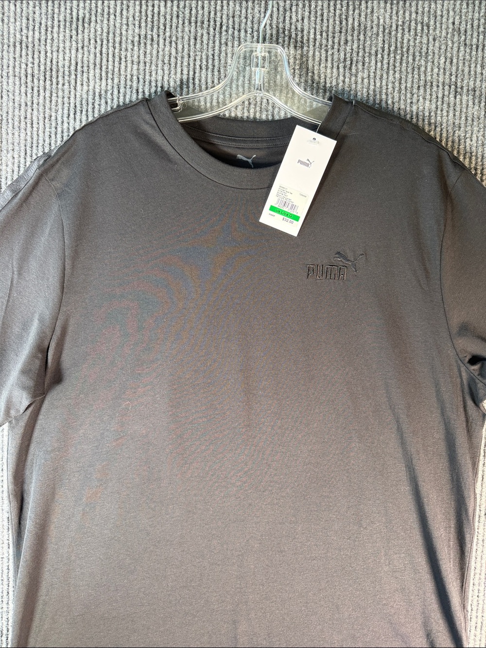 Puma Men's Crew Neck T-Shirt in Black